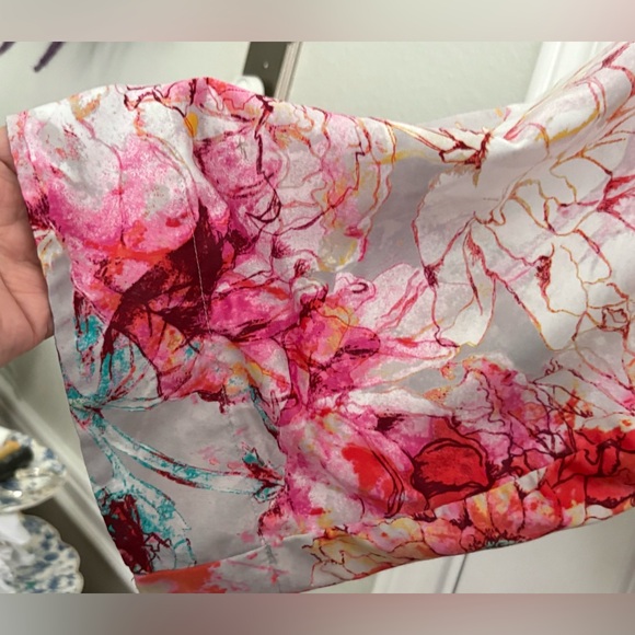 NATORI WOMENS LOUNGEWEAR, PINK MULTICOLORED FLORAL, size large
, - Picture 7 of 10